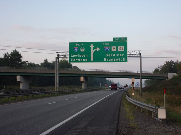 High Street bridge in West Gardiner, Maine