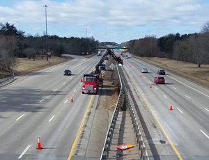 Photo of pavement rehab exit 1-3, MM 1-7